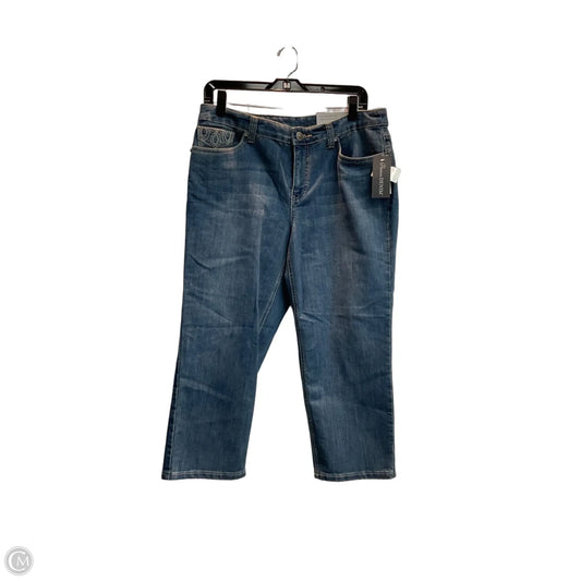 Capris By Christopher And Banks In Blue Denim, Size: 10