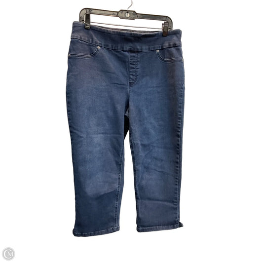 Capris By Chicos In Blue Denim, Size: 10