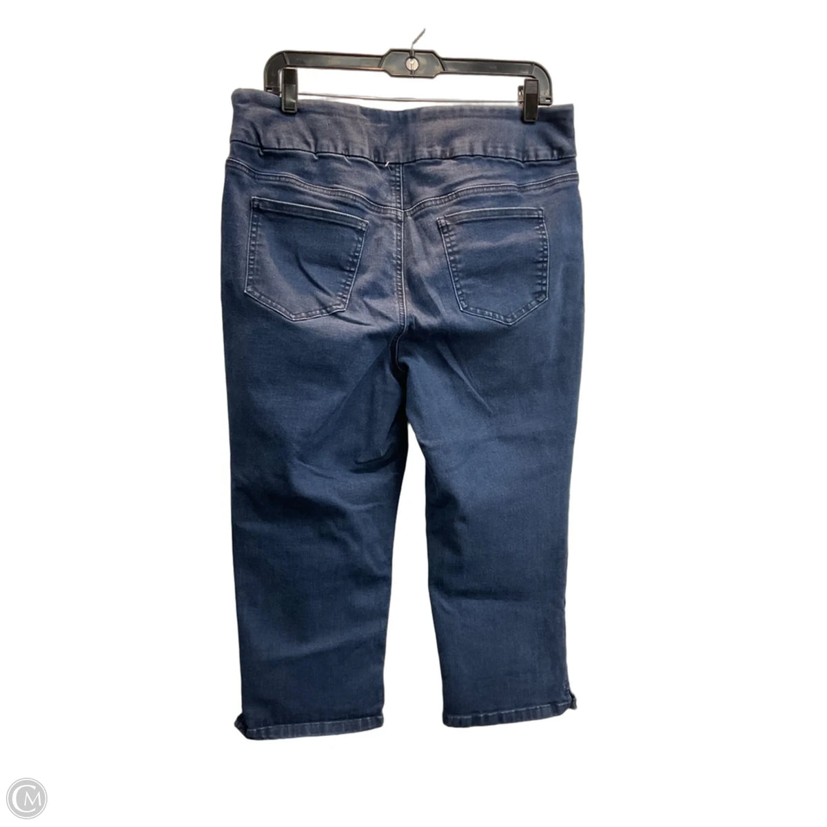 Capris By Chicos In Blue Denim, Size: 10