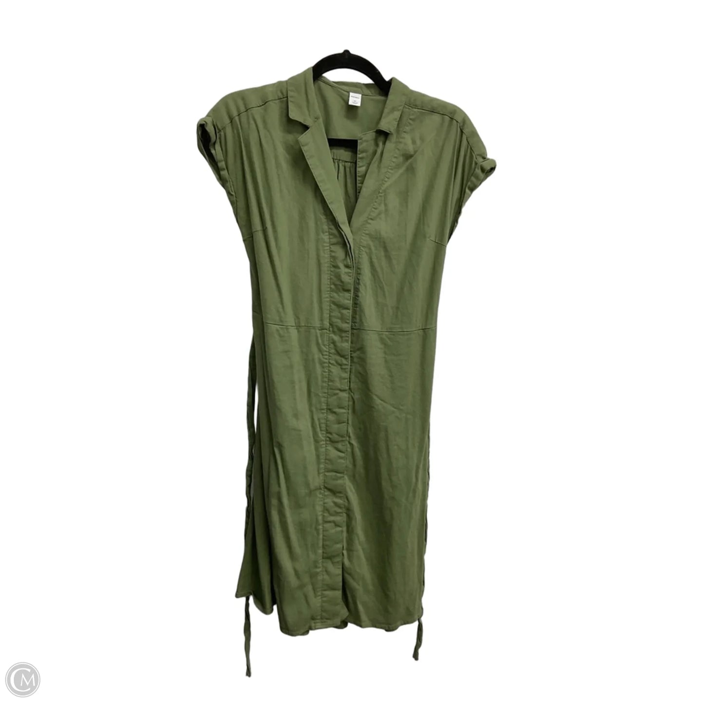 Dress Casual Midi By Old Navy In Green, Size: Xs