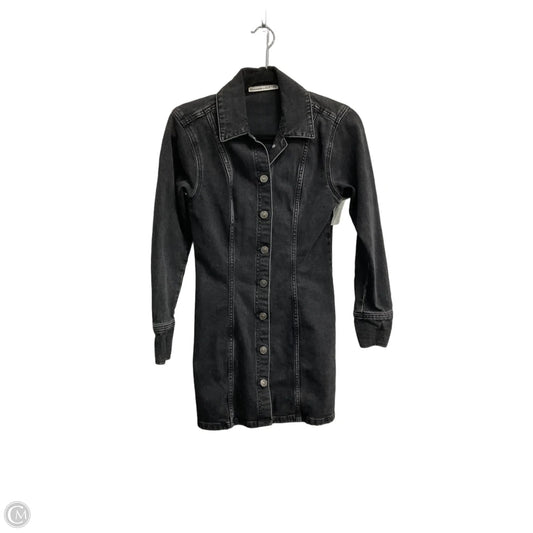 Dress Casual Short By Abercrombie And Fitch In Black Denim, Size: Xsp