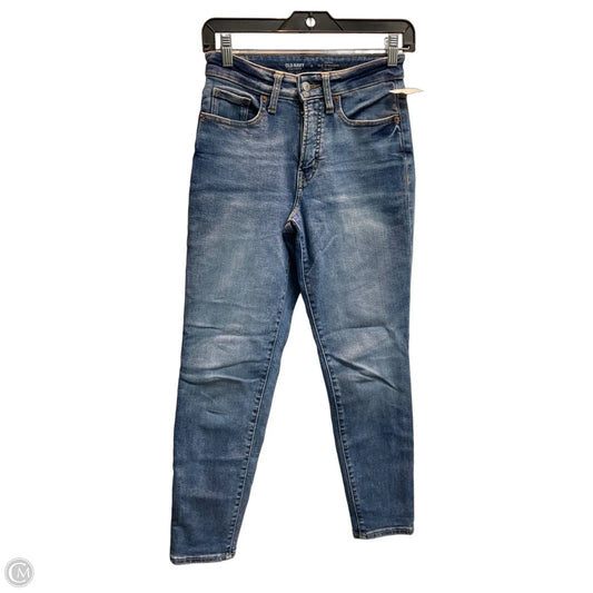Jeans Straight By Old Navy In Blue Denim, Size: 0