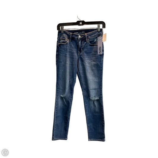 Jeans Straight By Old Navy In Blue Denim, Size: 0p