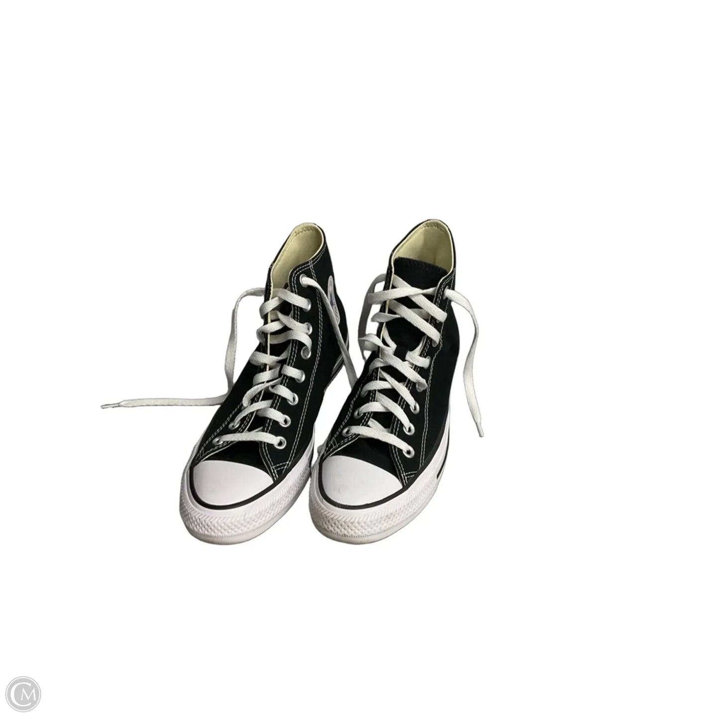 Shoes Sneakers By Converse In Black & White, Size: 9