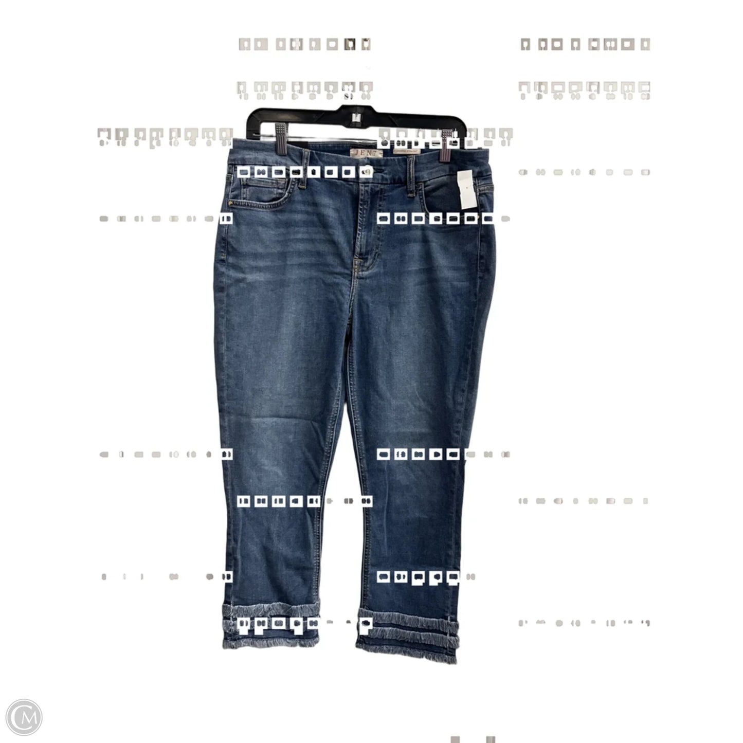 Jeans Straight By 7 For All Mankind In Blue Denim, Size: 12