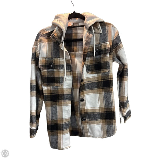 Jacket Other By No Boundaries In Brown & White, Size: S