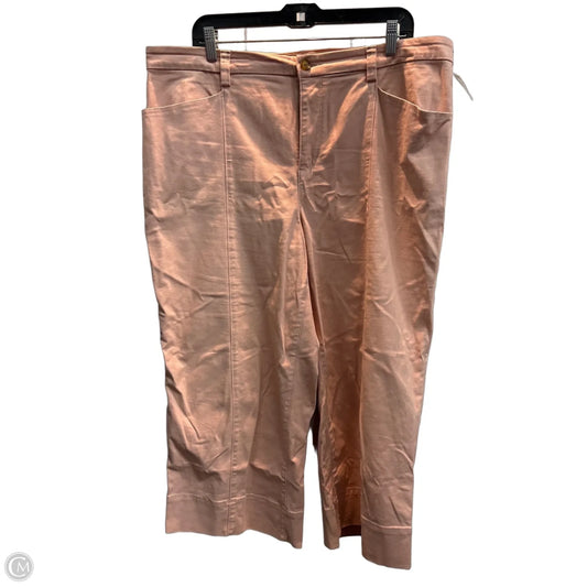 Pants Wide Leg By Duluth Trading In Pink, Size: 18