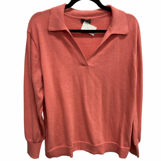 Sweater By Vince Camuto In Peach, Size: L