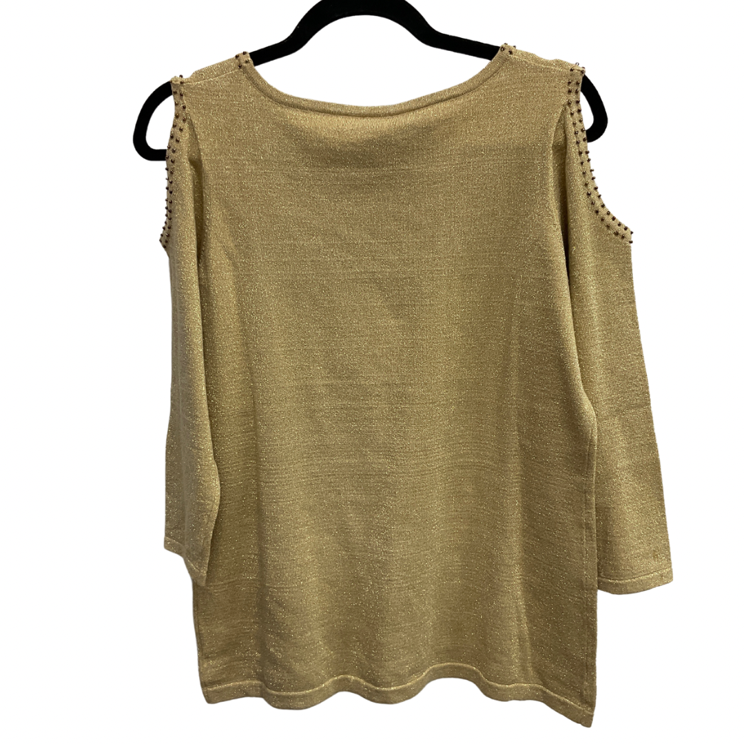 Sweater By Reba In Gold, Size: S