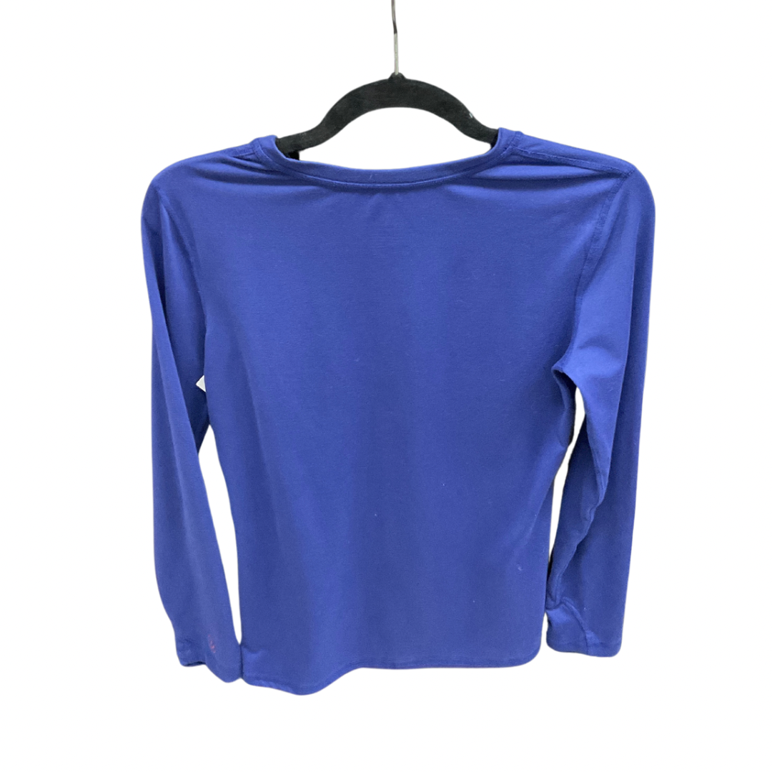 Top Long Sleeve By Cuddl Duds In Blue, Size: S