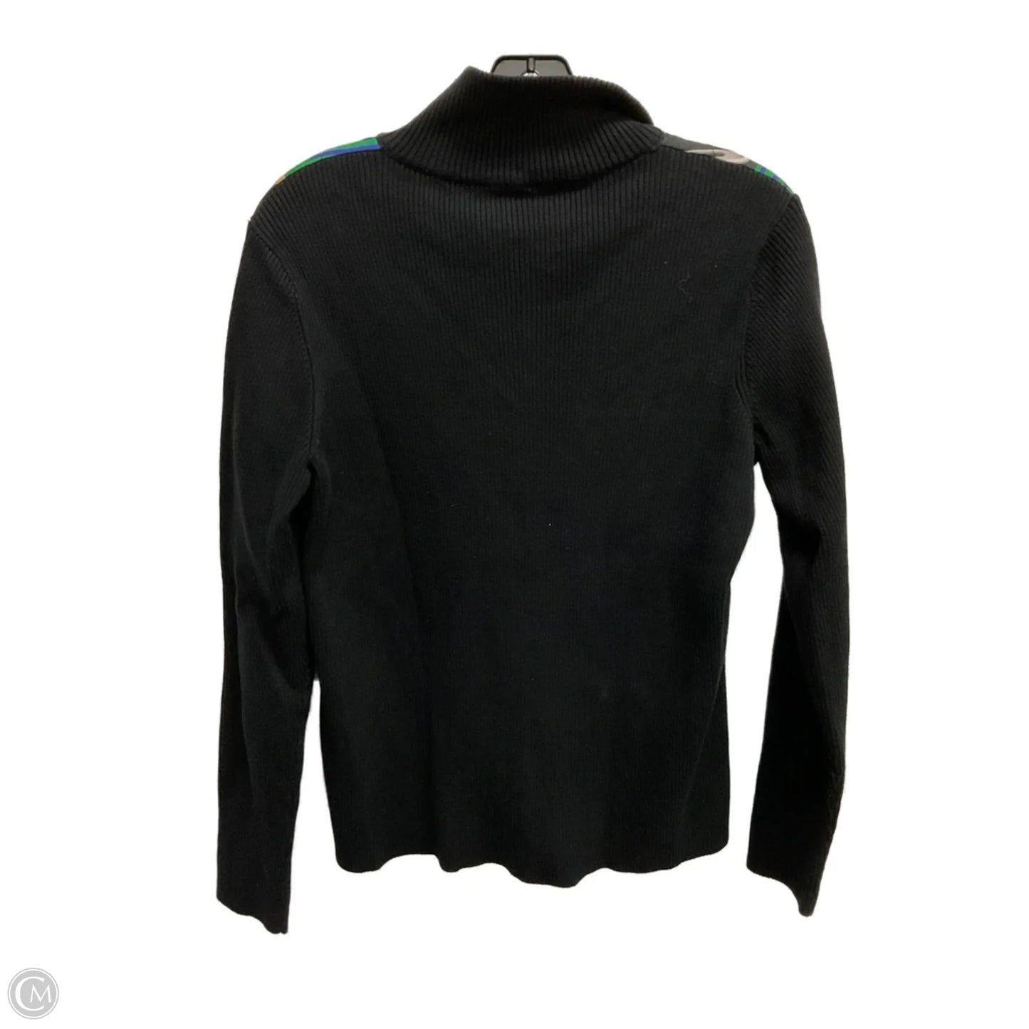 Jacket Denim By Lauren By Ralph Lauren In Black & Green, Size: L