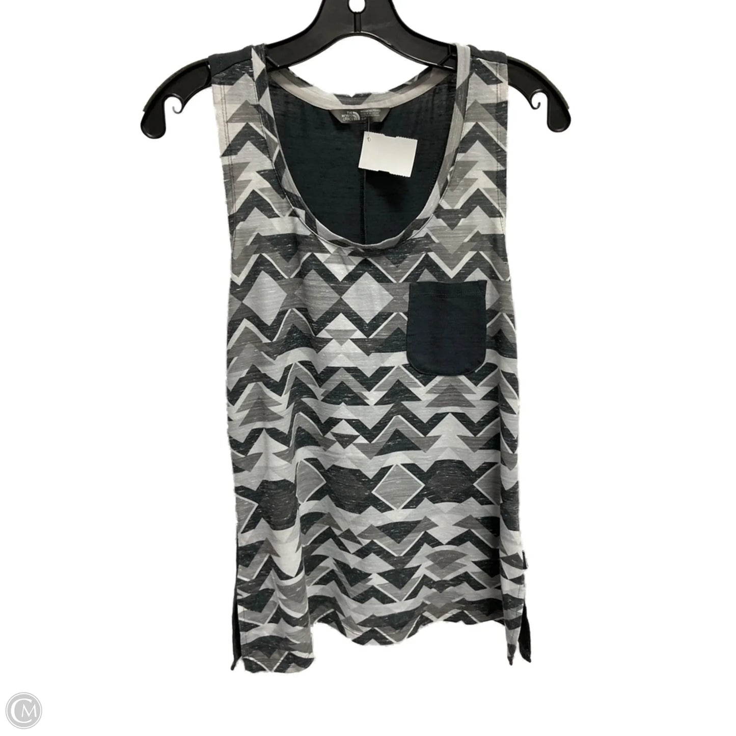 Top Sleeveless By The North Face In Grey, Size: S