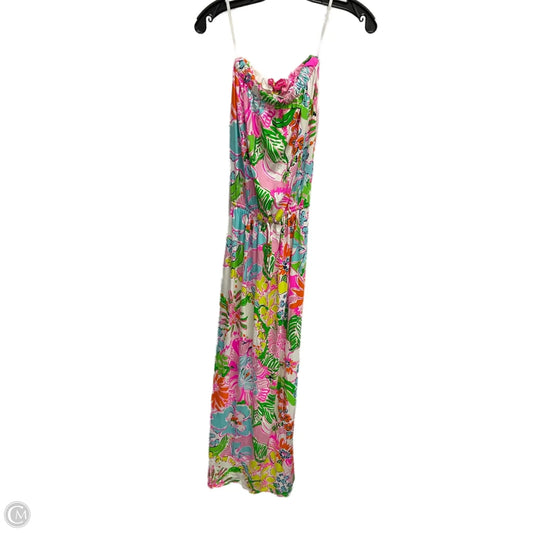 Dress Designer By Lilly Pulitzer In Floral Print, Size: Xs