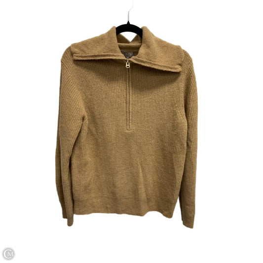 Sweater Cardigan By J. Crew In Tan, Size: Xs