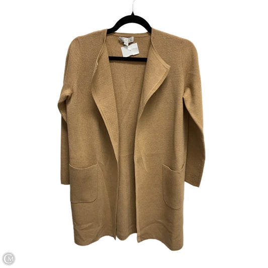 Sweater Cardigan By J. Crew In Tan, Size: Xxs