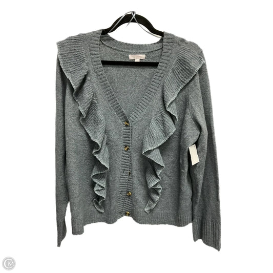 Sweater Cardigan By Lc Lauren Conrad In Blue, Size: Xl