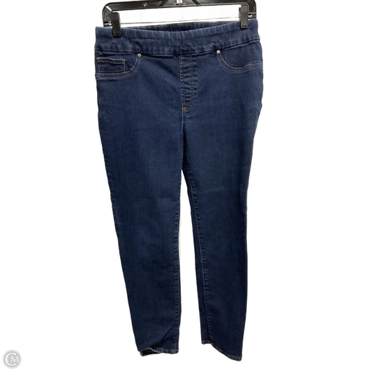 Jeans Jeggings By Chicos In Blue Denim, Size: 6