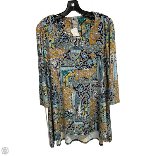 Top Long Sleeve By Chicos In Paisley Print, Size: S