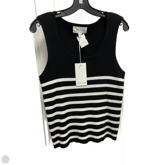 Top Short Sleeve By Dear John In Black & White, Size: S