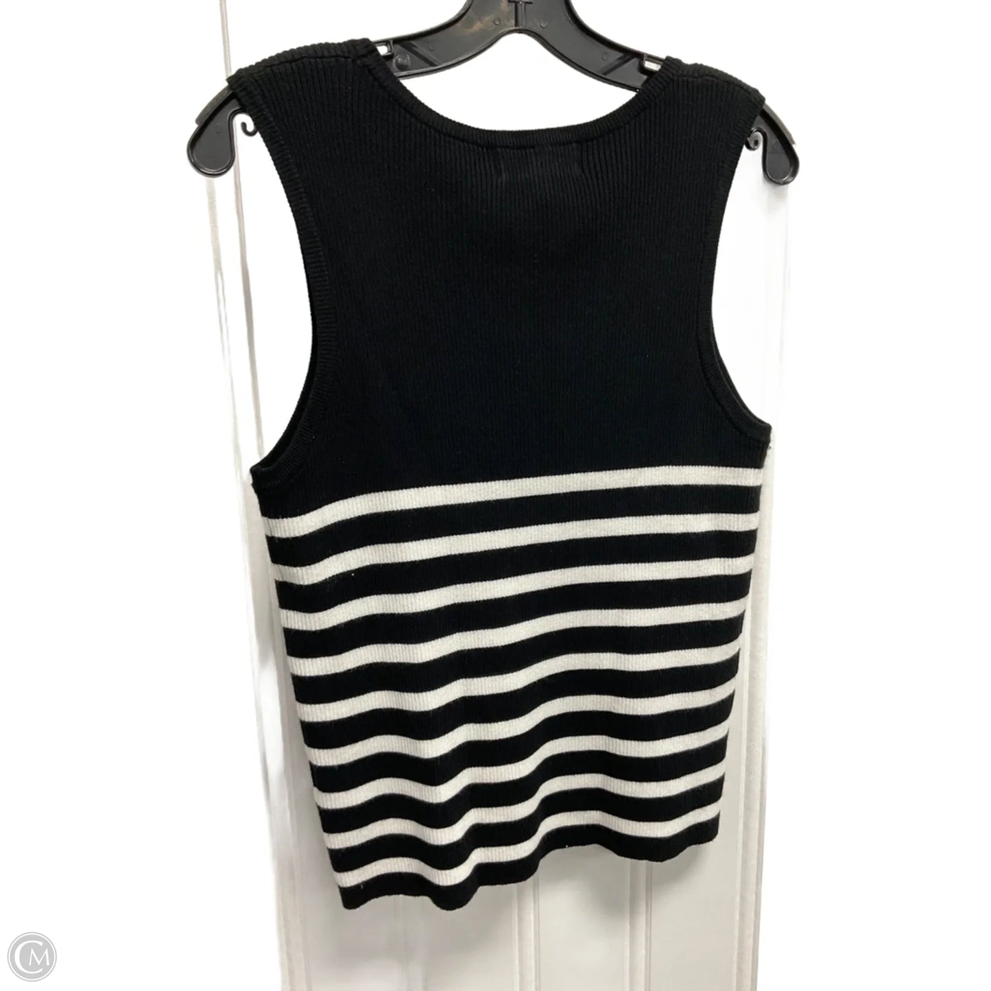 Top Short Sleeve By Dear John In Black & White, Size: S