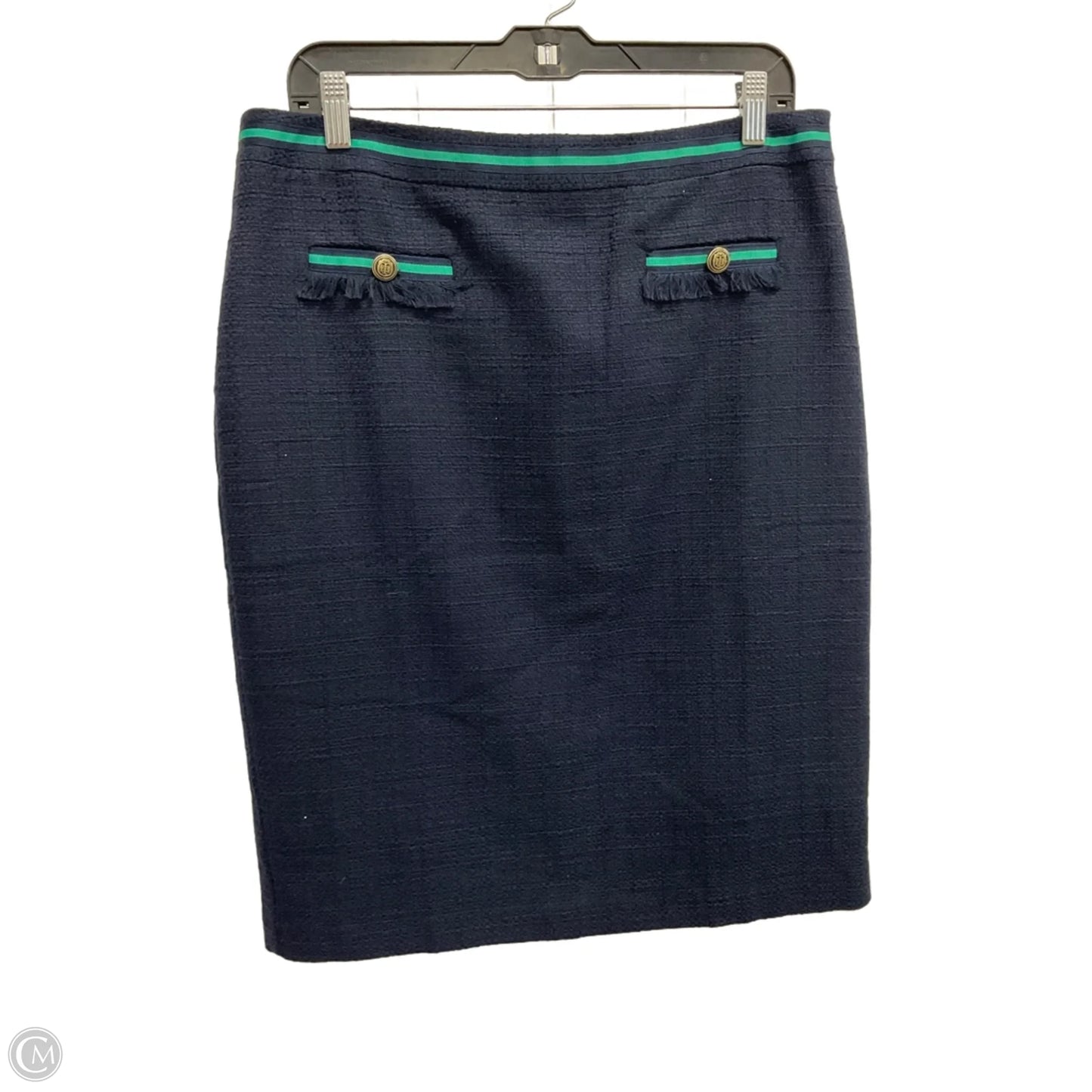 Skirt Midi By Talbots In Navy, Size: 12