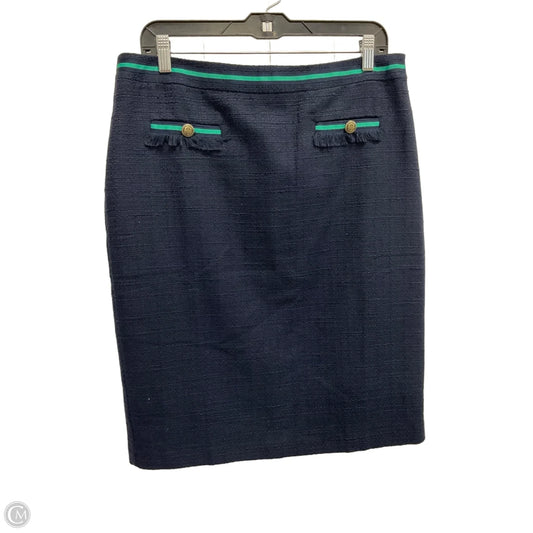 Skirt Midi By Talbots In Navy, Size: 12