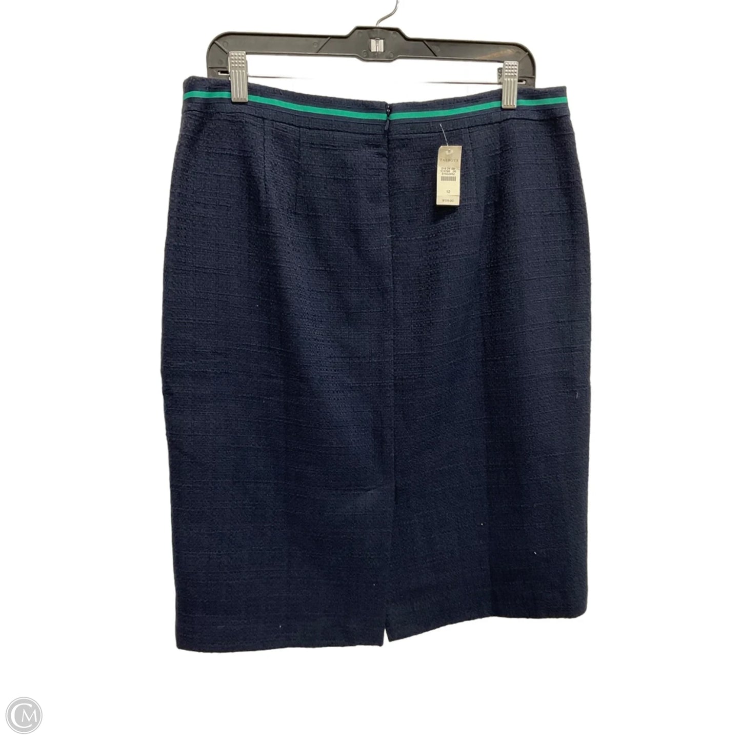 Skirt Midi By Talbots In Navy, Size: 12