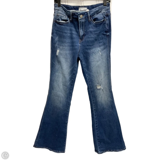Jeans Flared By Vervet In Blue Denim, Size: 8