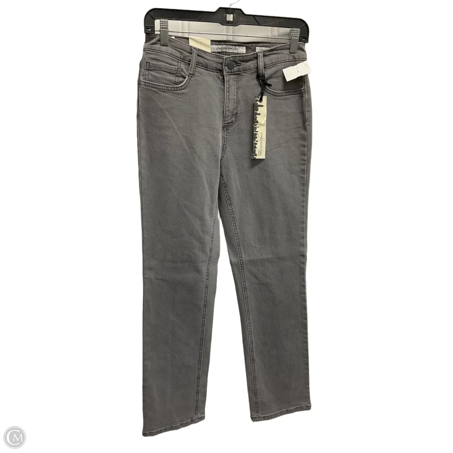 Jeans Straight By Jones New York In Grey, Size: 4