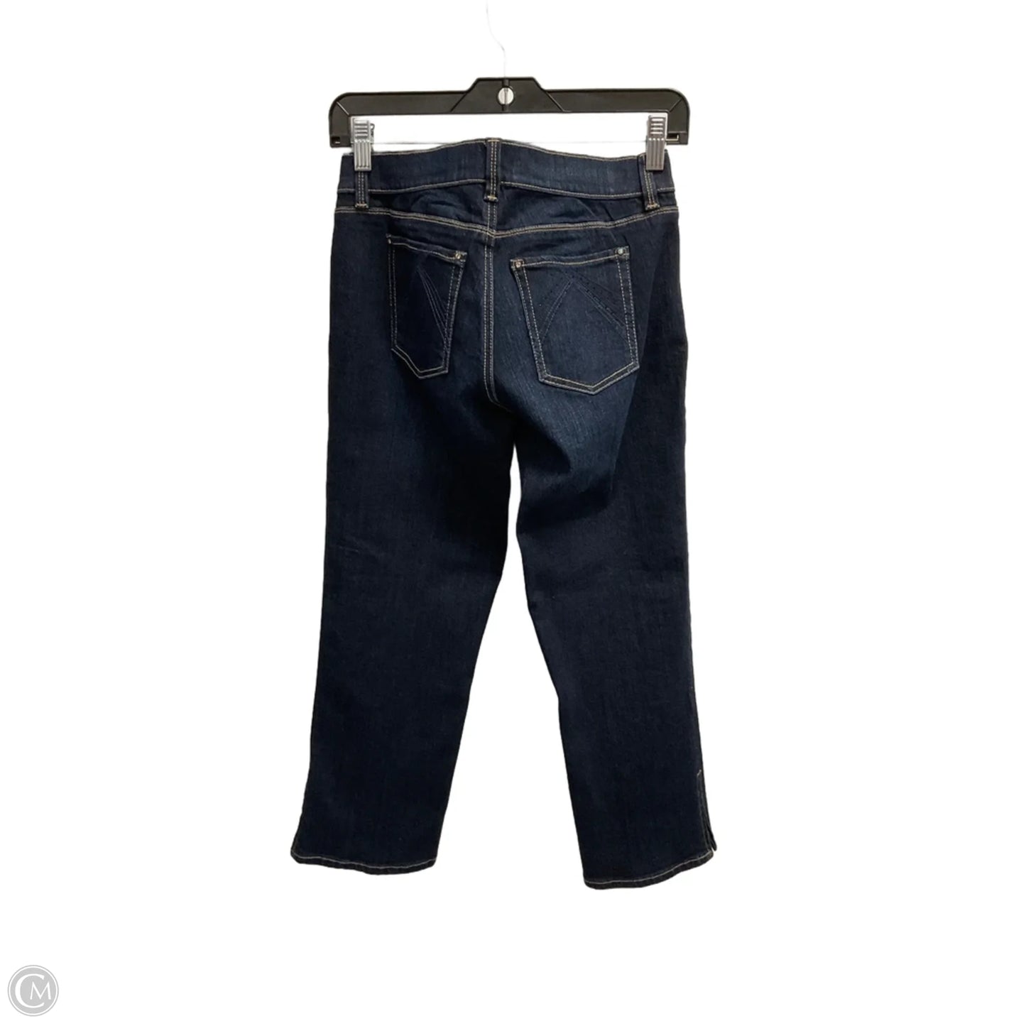 Jeans Straight By White House Black Market In Blue Denim, Size: 2