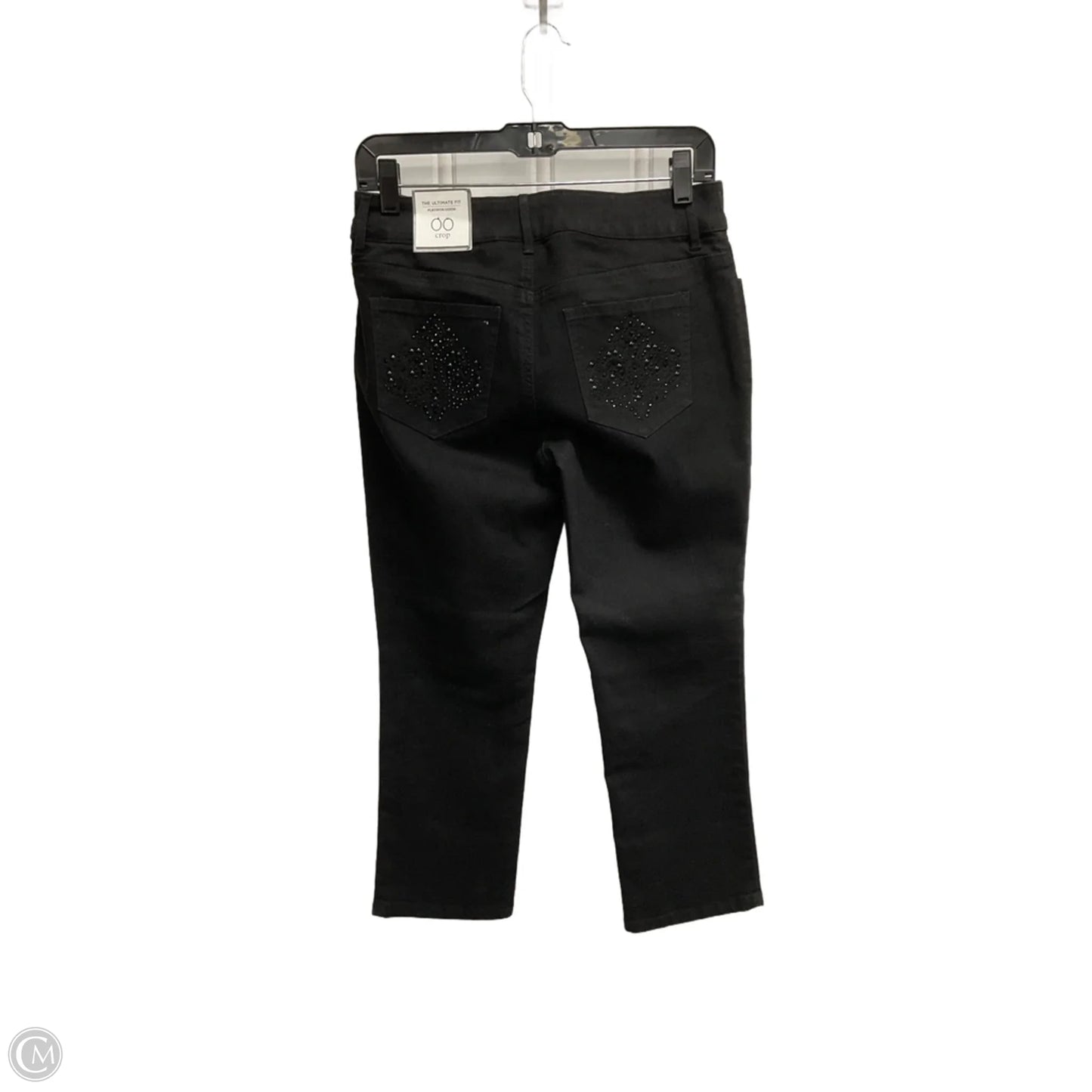 Jeans Cropped By Chicos In Black, Size: Xs