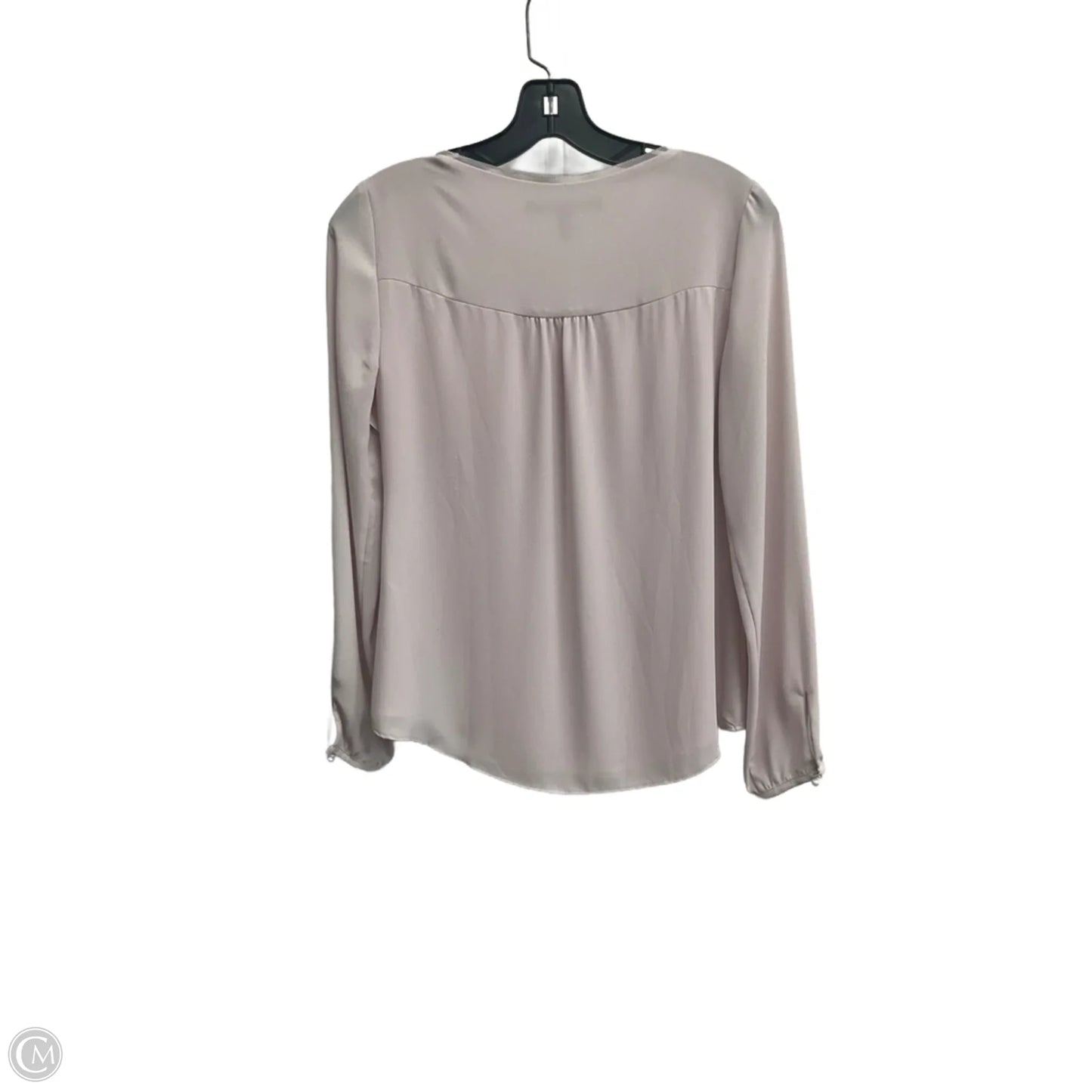 Top Long Sleeve By White House Black Market In Purple, Size: Xs