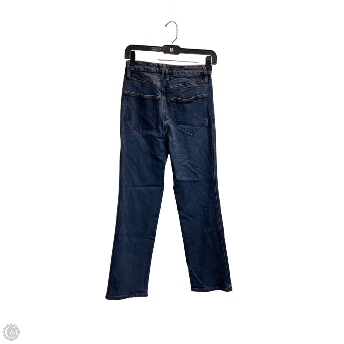 Jeans Straight By Good American In Blue Denim, Size: 2