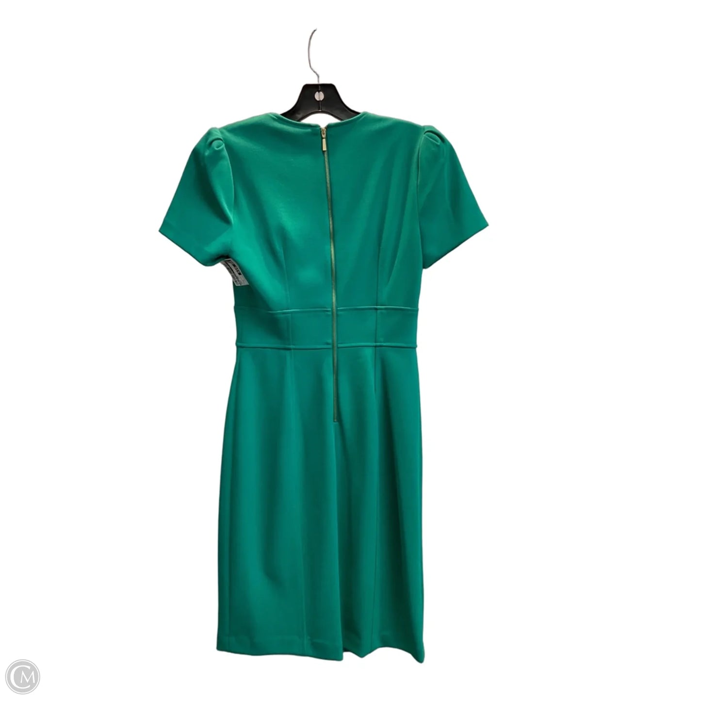 Dress Work By Calvin Klein In Green, Size: 2