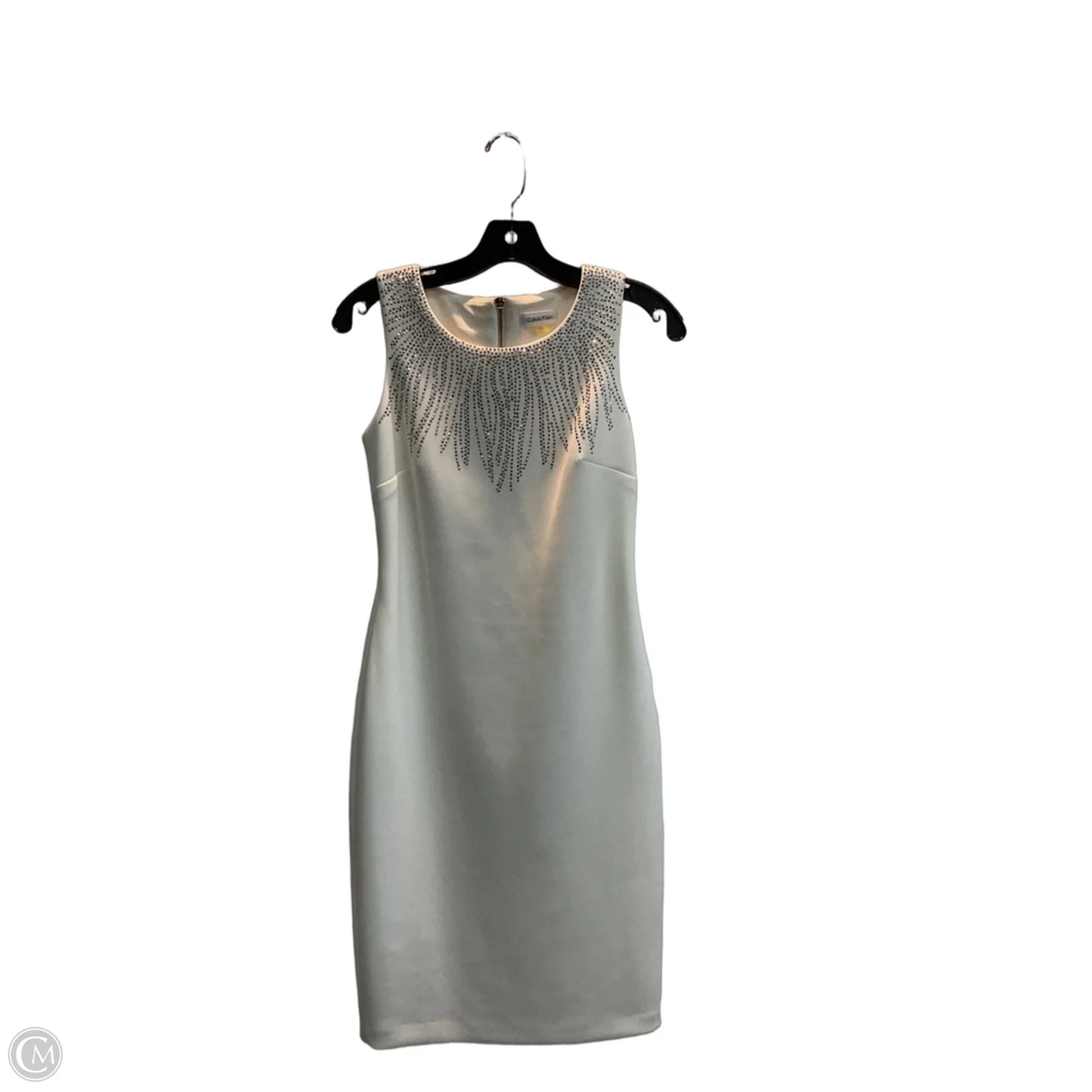 Dress Party Midi By Calvin Klein In White, Size: 2