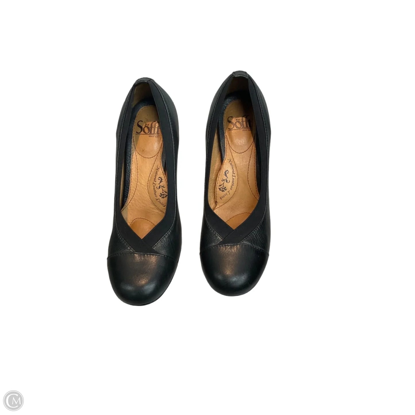 Shoes Heels Kitten By Sofft In Black, Size: 7.5