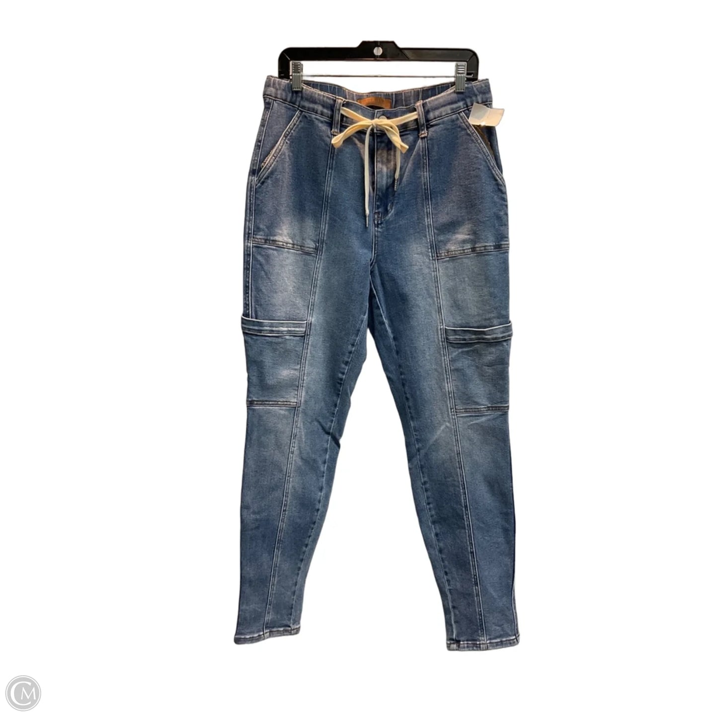 Jeans Straight By Judy Blue In Blue Denim, Size: 12