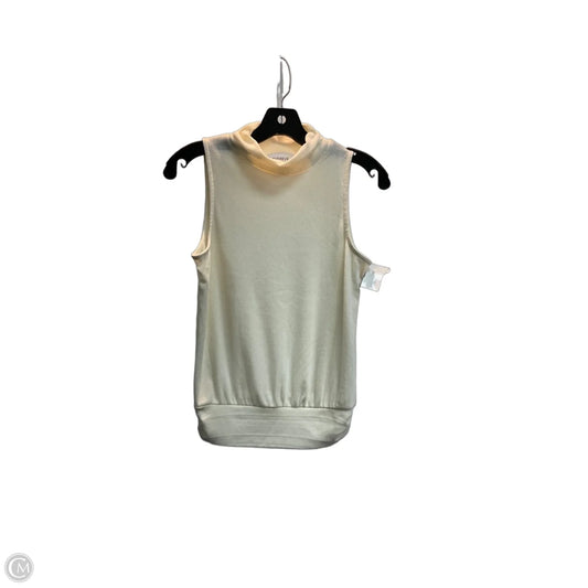 Top Sleeveless By Evereve In Cream, Size: Xs