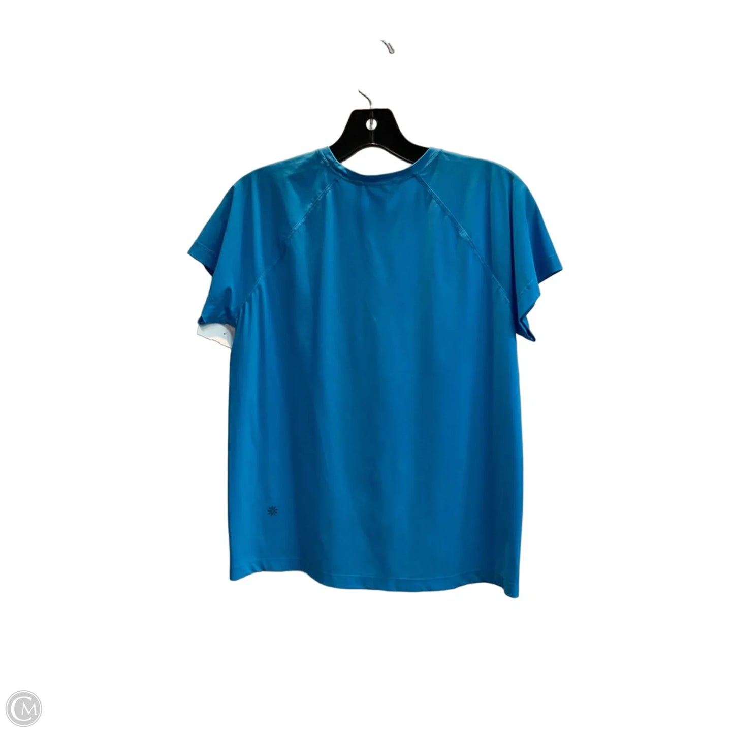 Athletic Top Short Sleeve By Athleta In Blue, Size: Xxs