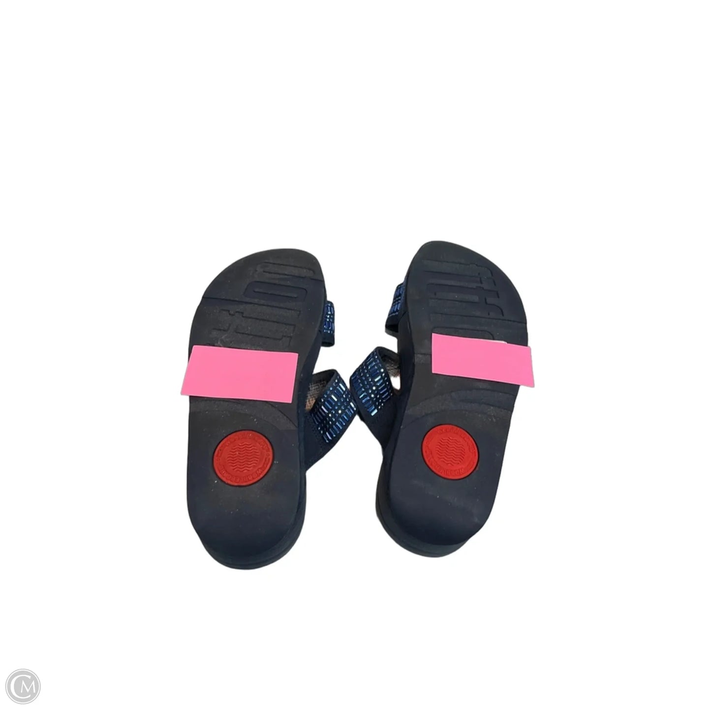 Sandals Flip Flops By Fitflop In Blue, Size: 9