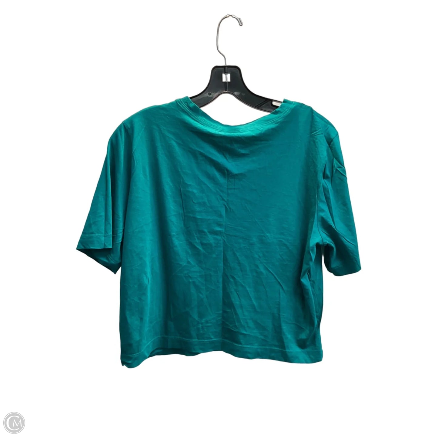 Top Short Sleeve Basic By Express In Aqua, Size: S