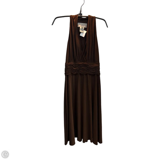 Dress Party Midi By Evan-picone In Brown, Size: M