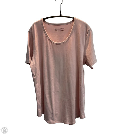 Top Short Sleeve Basic By Under Armour In Pink, Size: Xl