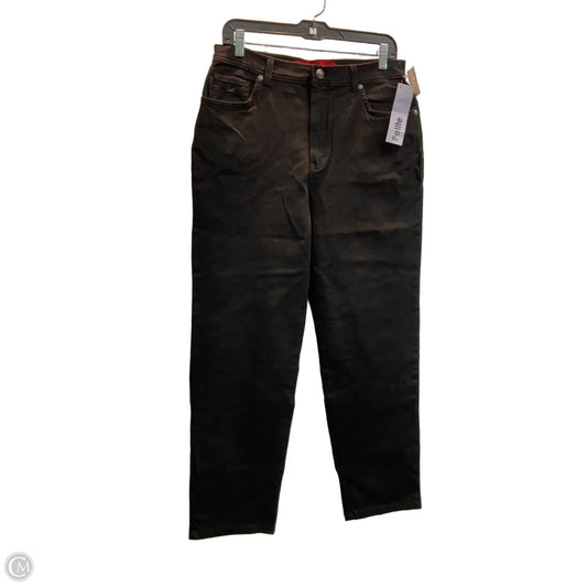 Jeans Straight By Gloria Vanderbilt In Black, Size: 14p