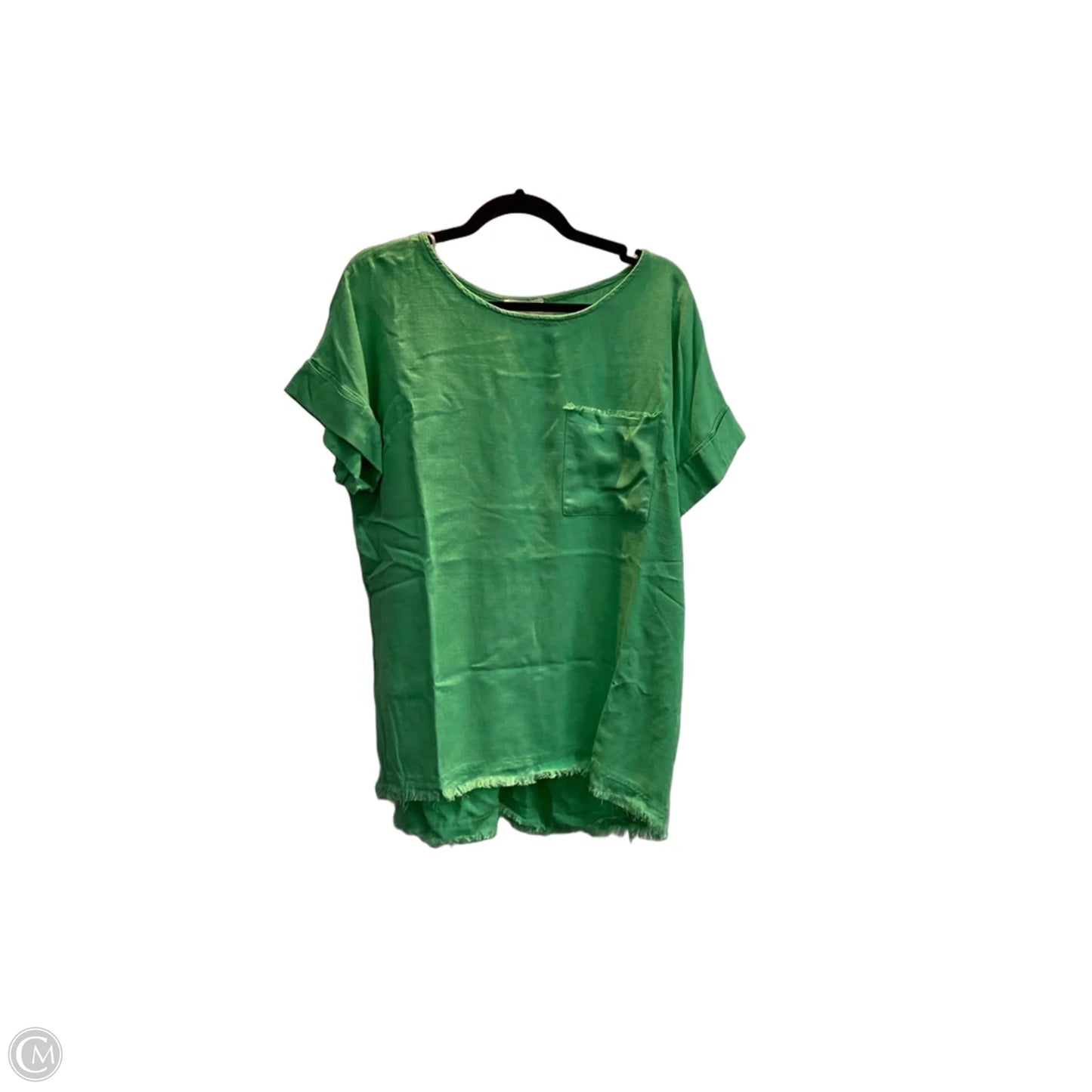 Top Short Sleeve By Umgee In Green, Size: S