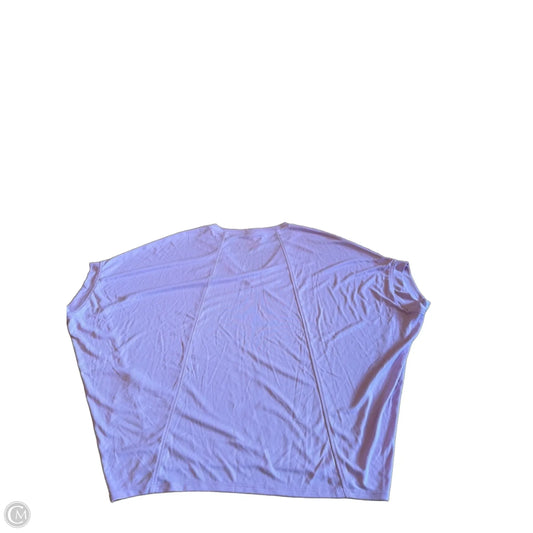 Top Short Sleeve By Chicos In Purple, Size: Xl