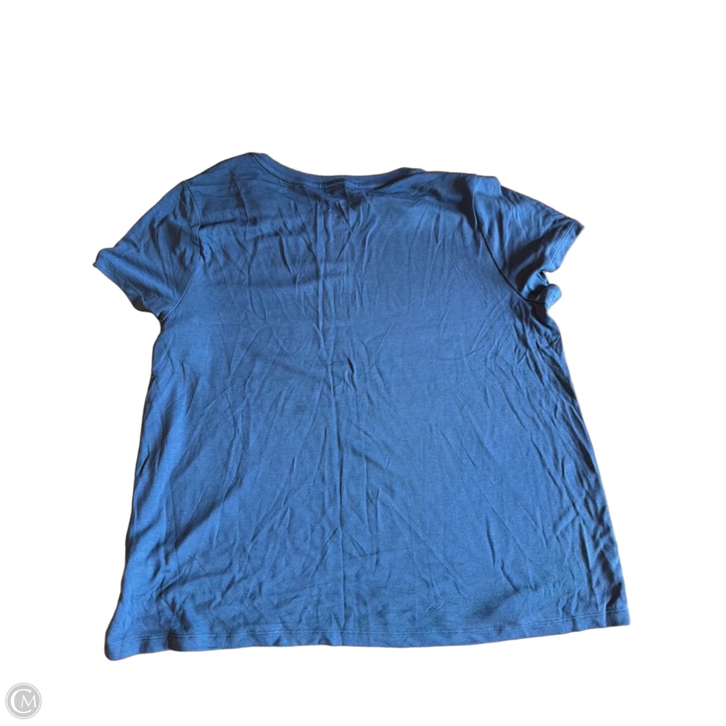 Top Short Sleeve By A New Day In Blue, Size: L