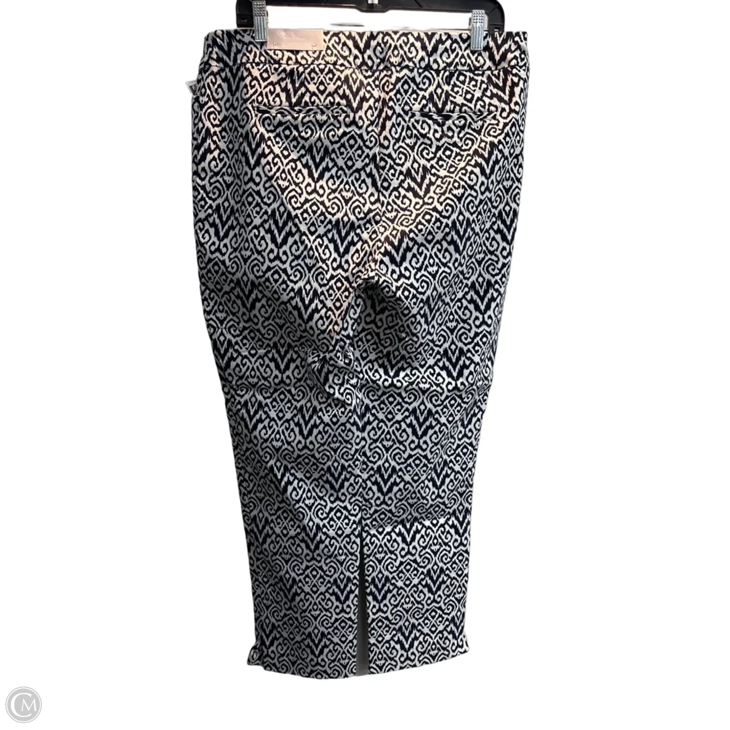 Pants Cargo & Utility By Chicos In Black & White, Size: L