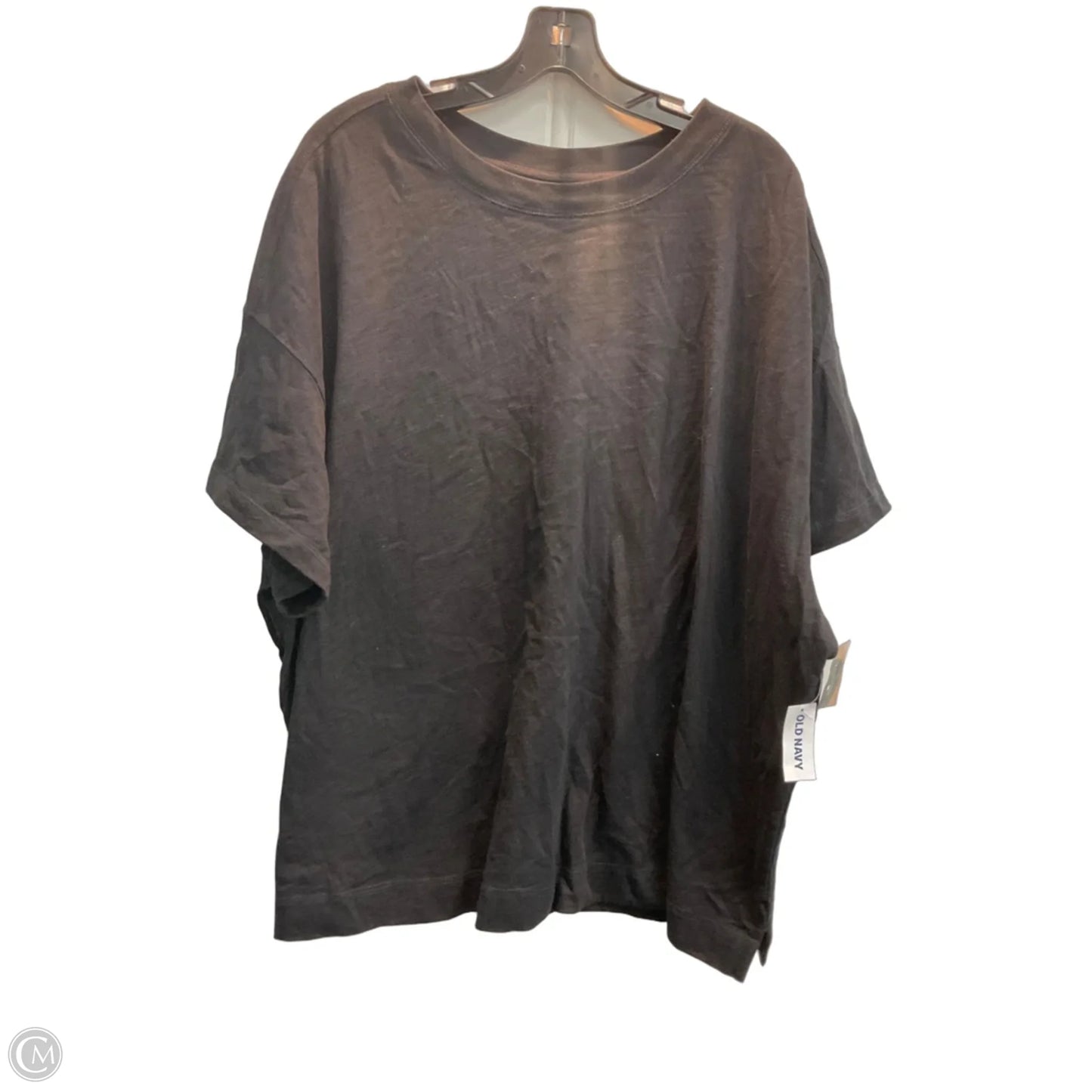 Top Short Sleeve Basic By Old Navy In Black, Size: 3x
