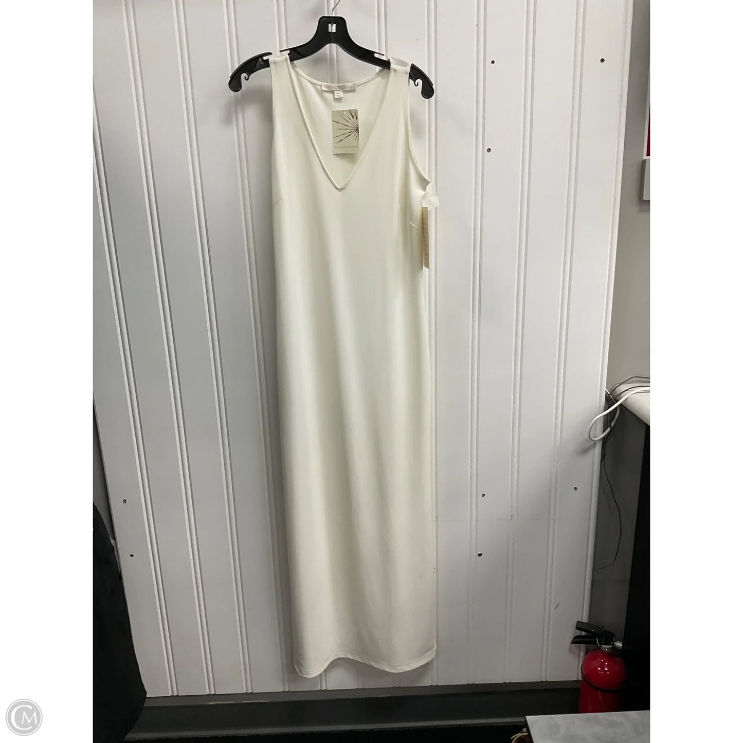 Dress Casual Maxi By Boston Proper In White, Size: S